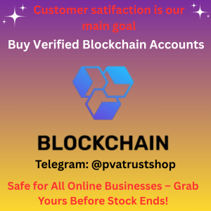 Buy Verified Blockchain Accounts